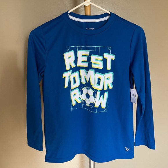 OLD NAVY  Boy's L  Royal Blue  Soccer Jersey - Picture 1 of 9